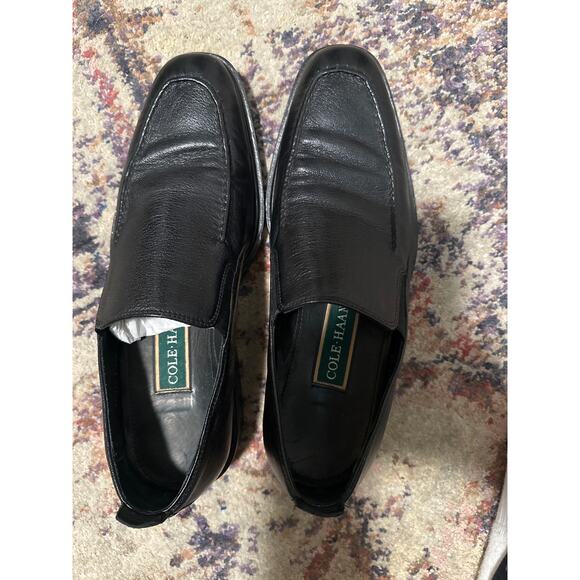 Cole Haan Loafers Mens Size 8 M Black Leather Slip On Dress Casual Shoes C05511 - Picture 1 of 6